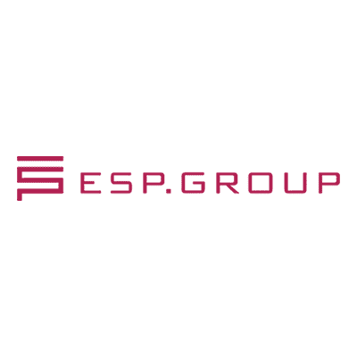 Logo ESP.Group, Kundenreferenz plusserver