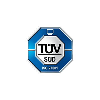 Zertifikat TUEV SUED ISO 27001